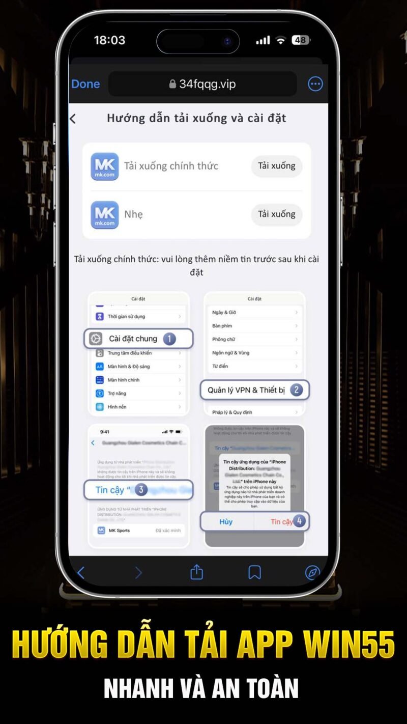 Hướng dẫn tải app Win55 nhanh và an toàn